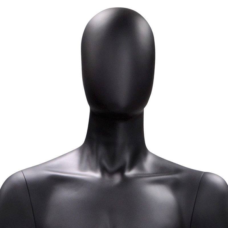 Image 1 : Mannequin vitrine homme abstrait noir ...