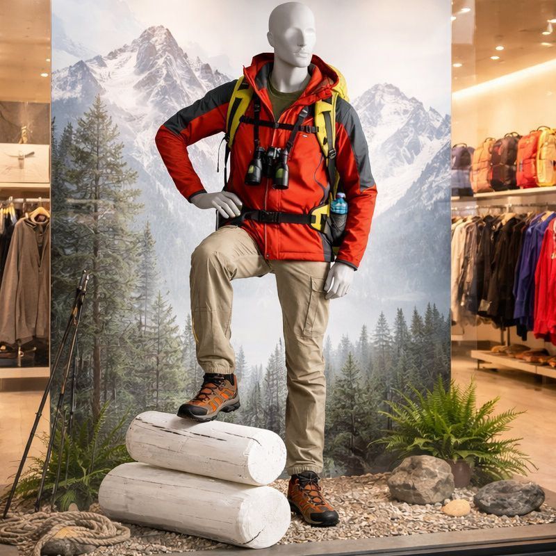 Image 4 : Mannequin de vitrine homme position ...