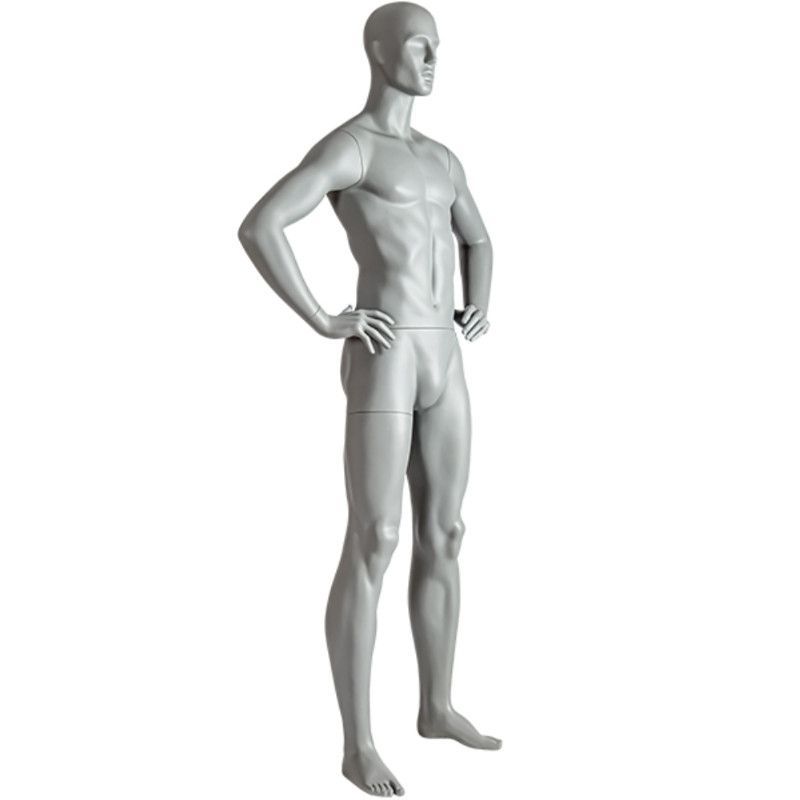 Image 2 : Mannequin homme sport gris RAL ...