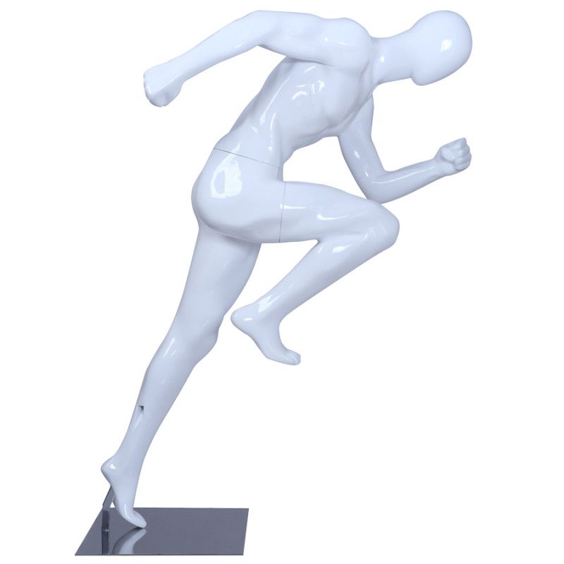 Mannequin de sport homme - sprinter- qualité frp gris graphite