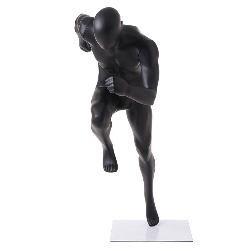 Mannequin de sport homme - sprinter- qualité frp gris graphite