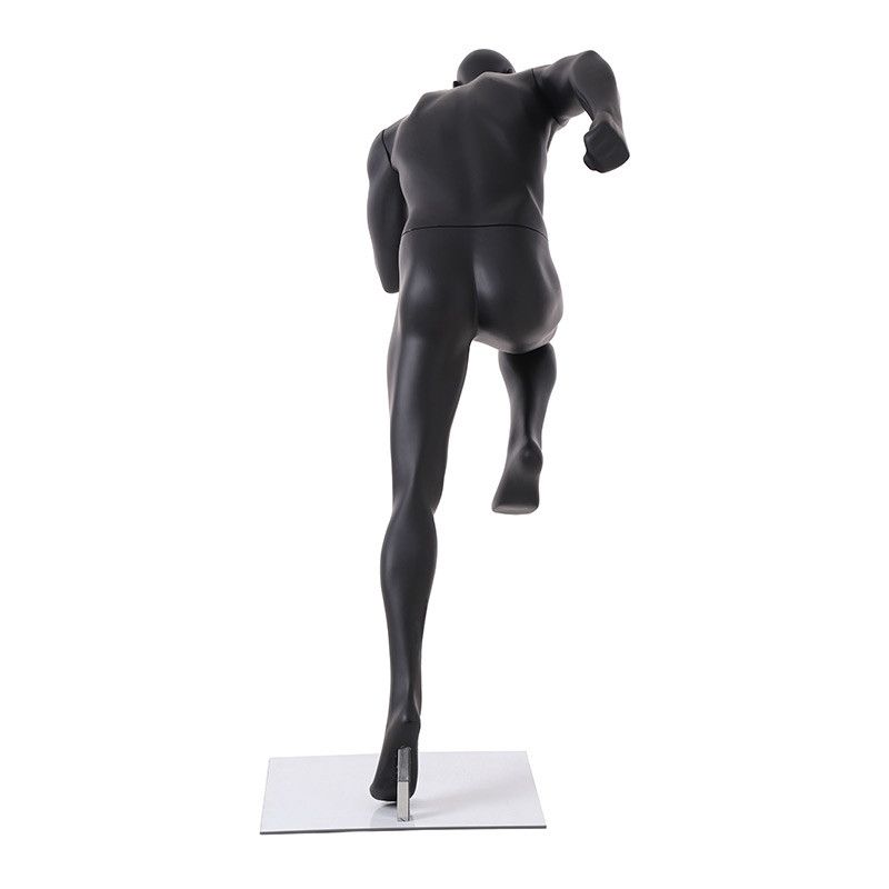 Image 3 : Mannequin vitrine homme sprinter noir ...