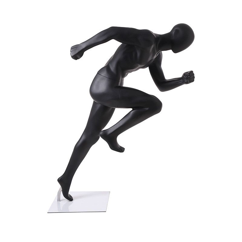 Image 4 : Mannequin vitrine homme sprinter noir ...