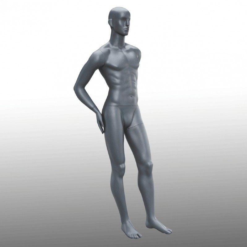 Image 1 : Mannequin vitrine homme tête ...