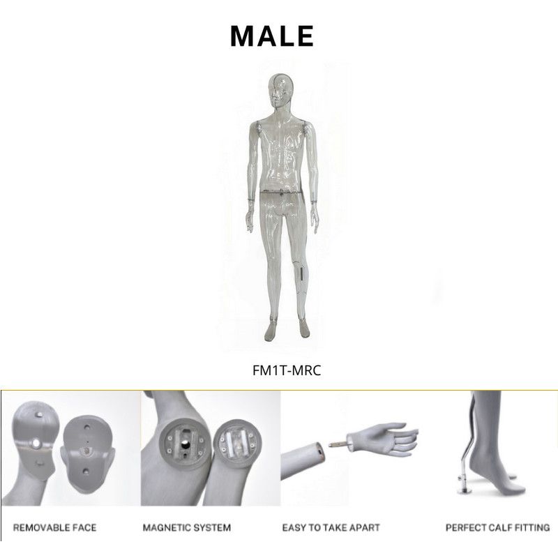 Image 2 : Mannequin vitrine homme en r ...