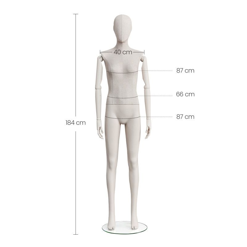 Image 1 : Mannequin vitrine vintage femme abstrait ...