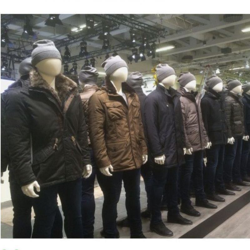 Image 1 : Mannequin vitrine homme abstrait blanc ...