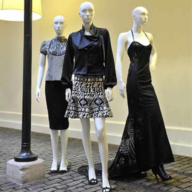 Image 4 : Mannequin vitrine abstrait pour magasin ...