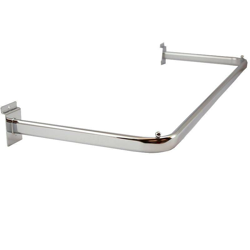 Ottimizzate l'organizzazione del vostro spazio di archiviazione con la ... Manubrio per guardaroba, 655x330 mm, cromato : Mobilier shopping