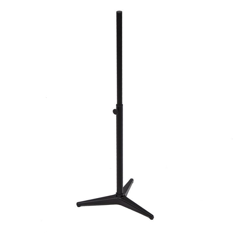 Matte black metal tripod : Mannequins vitrine