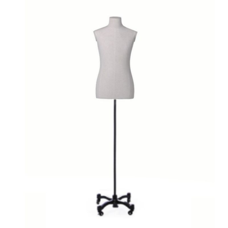 Men&#039;s fabric bust with wheeled base : Bust shopping