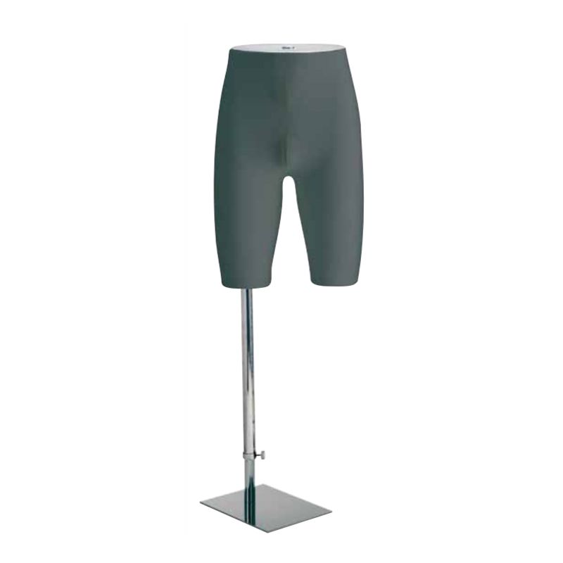 Men&#039;s pelvis with grey legs start : Mannequins vitrine