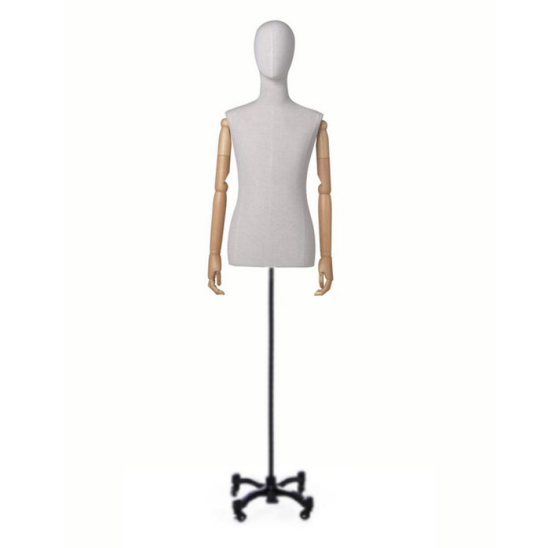 Men's Couture Bust with Arms on Wheeled Base
Ideal ... Men's sewn bust with arms on castor base : Bust shopping