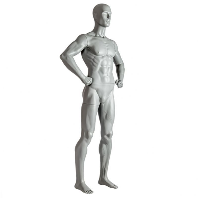 Image 1 : Male sports display mannequin, hand ...