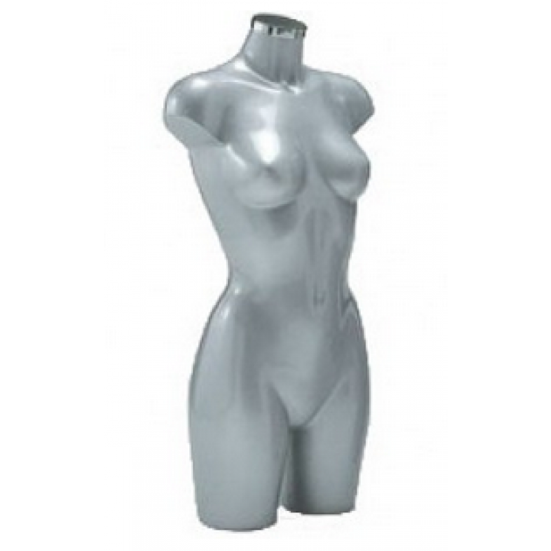 Image 1 : Maniquí de torso femenino gris ...