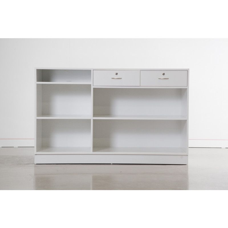 Image 1 : Moderne schwarze Theke mit Schubladen ...