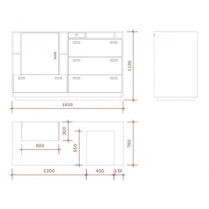 Image 2 : Dimensiones : 
Ancho : 180 cm 
Altura ...