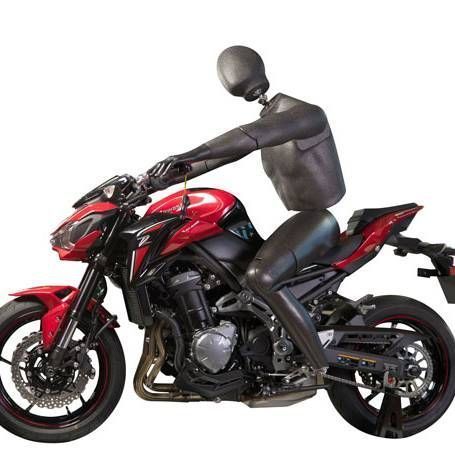 Motorcycle flexible male mannequin : Mannequins vitrine