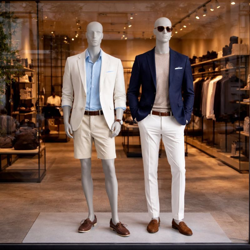 Image 6 : Grey men's window mannequin ...