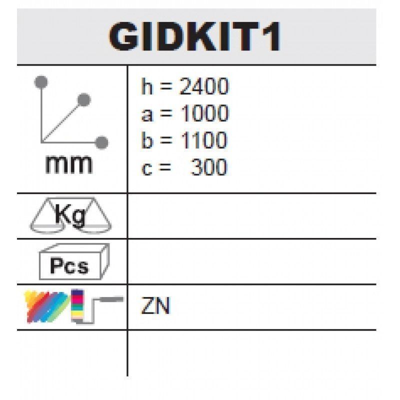 Image 2 : Abmessungen :  Länge : 1100 mm ...
