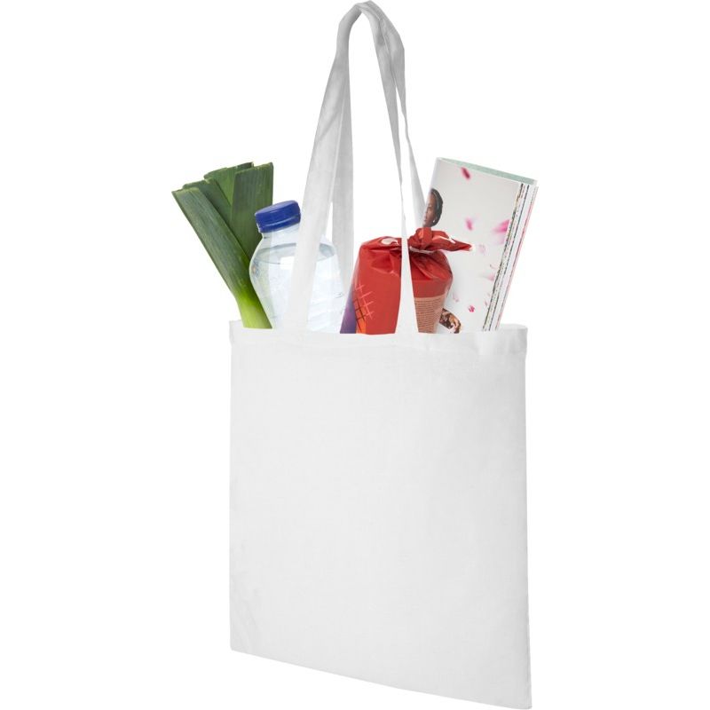Image 3 : Natural white cotton shopping bag ...