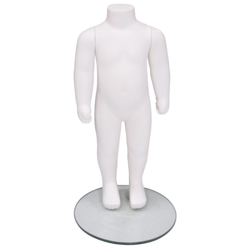 Kinderschaufensterpuppe 1 Jahre ohne Kopf weiße Farbe mit Glasfu ... Ohne kopf kinder schaufensterpuppen 1 jahre : Mannequins vitrine