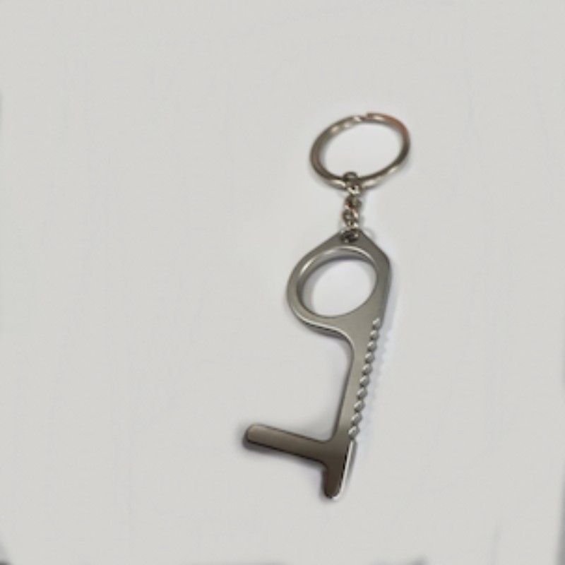 Pack of 20 silver keys hygiene contactless door opener : securite shopping