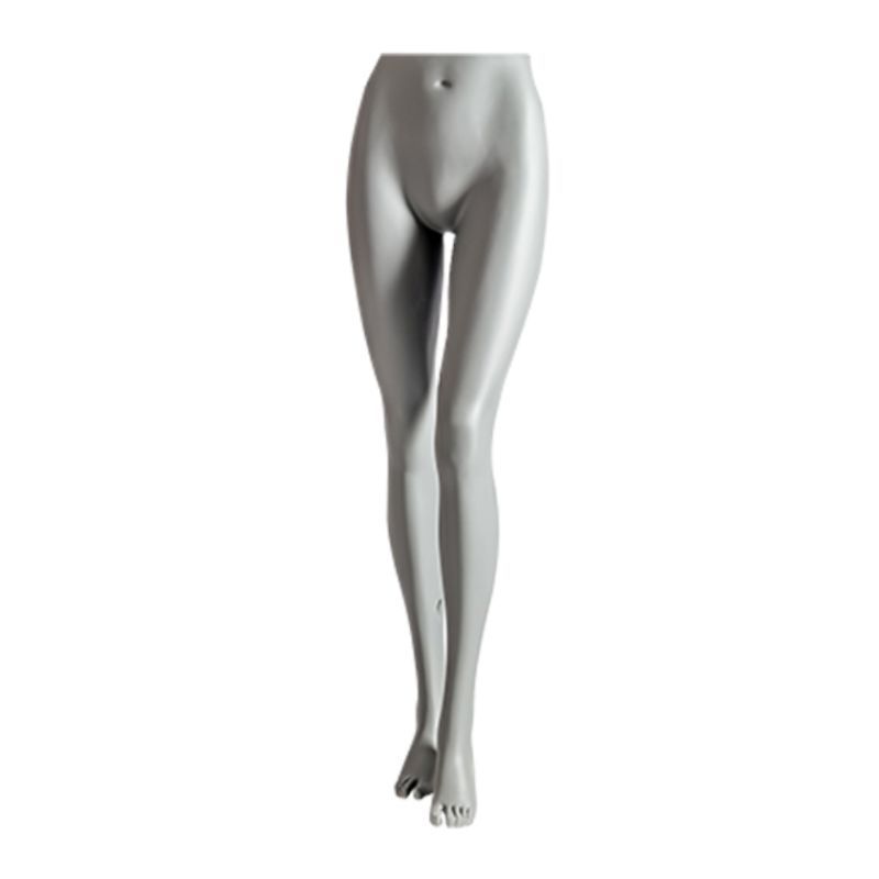 Pair of grey female mannequin legs : Mannequins vitrine