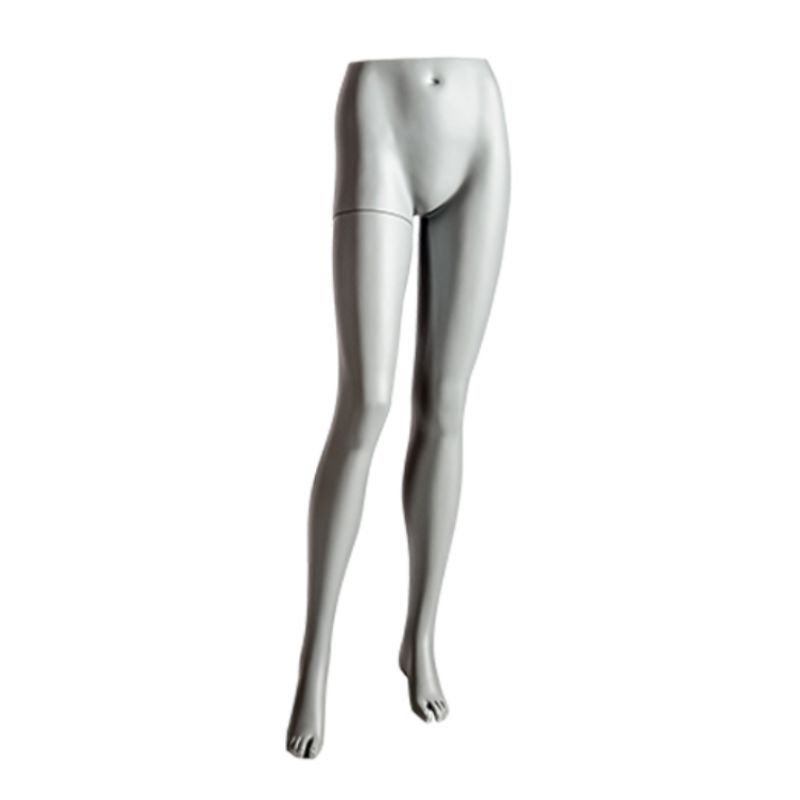 Pair of grey women&#039;s mannequin legs : Mannequins vitrine
