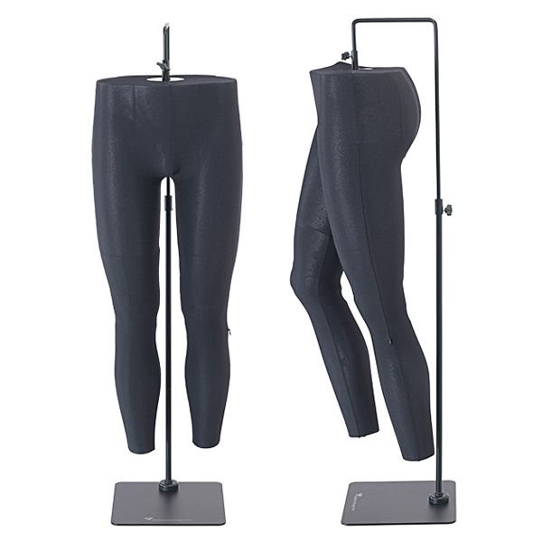 Pair of male flexible mannequins legs : Mannequins vitrine