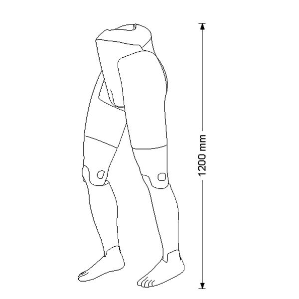 Image 1 : Paire de jambes flexibles homme ...