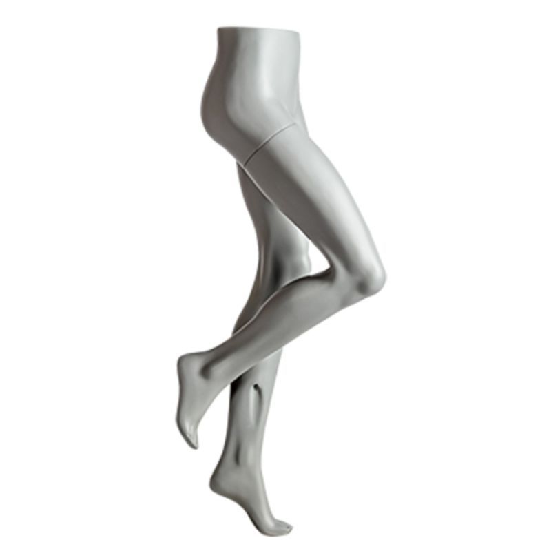 Paire de jambes mannequin femme grise : Mannequins vitrine