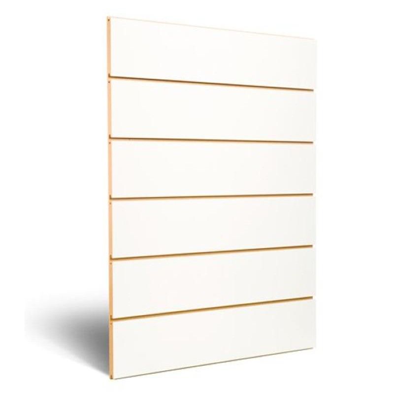 Panel ranurado blanco 30 cm : Mobilier shopping