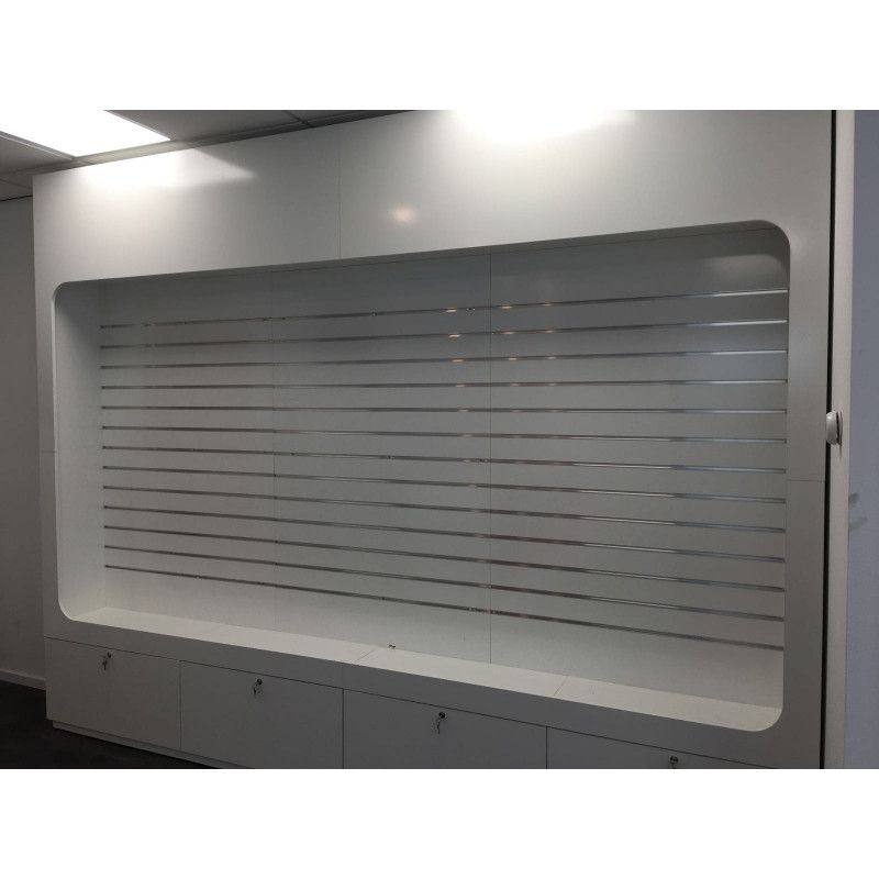 Panneau rainurés pour smartphone : Mobilier shopping