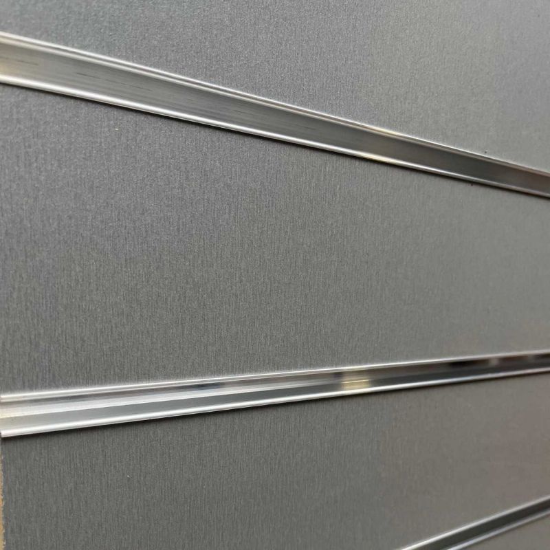 Image 4 : Pannello scanalato grigio metallizzato 120x120cm ...