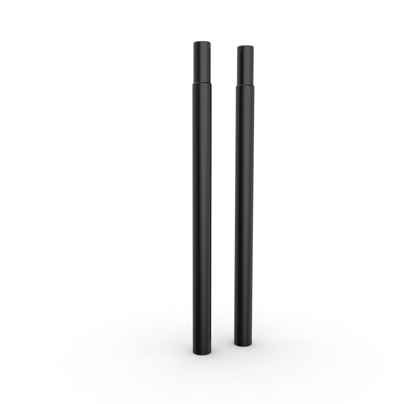 Image 1 : Perchero rodante negro profesional 120cm ...