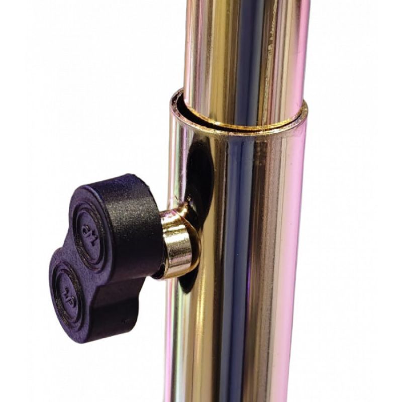 Image 3 : Perchero plegable de acero dorado ...