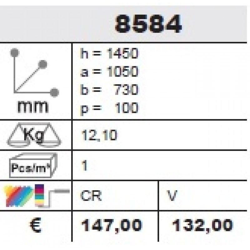 Image 3 : Rack in metallo nero con ...