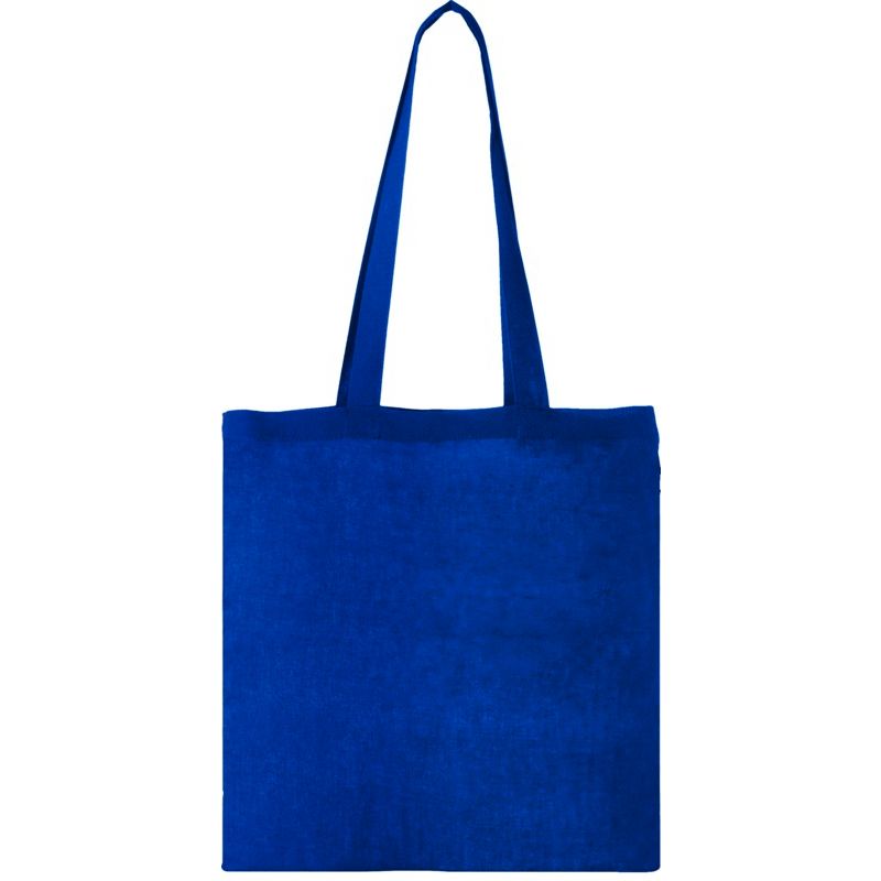 Image 2 : Personalised blue cotton bags - 140gr ...