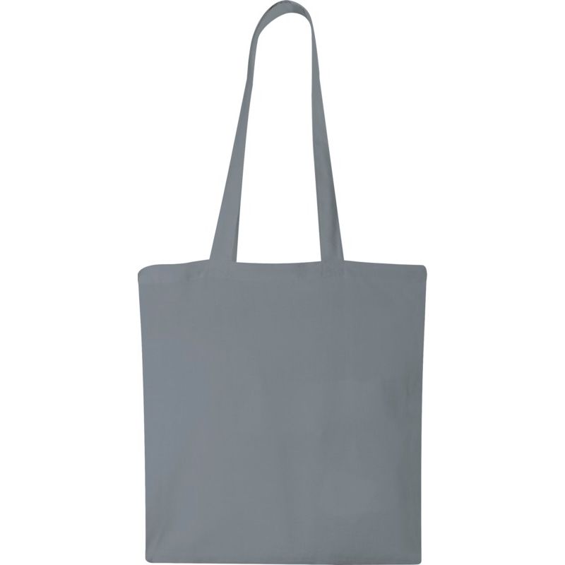 Image 2 : Personalised grey cotton bags - 140gr ...
