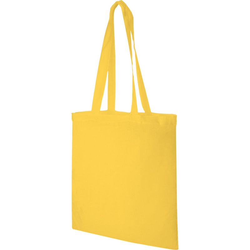 Image 1 : Personalised natural yellow cotton bags ...