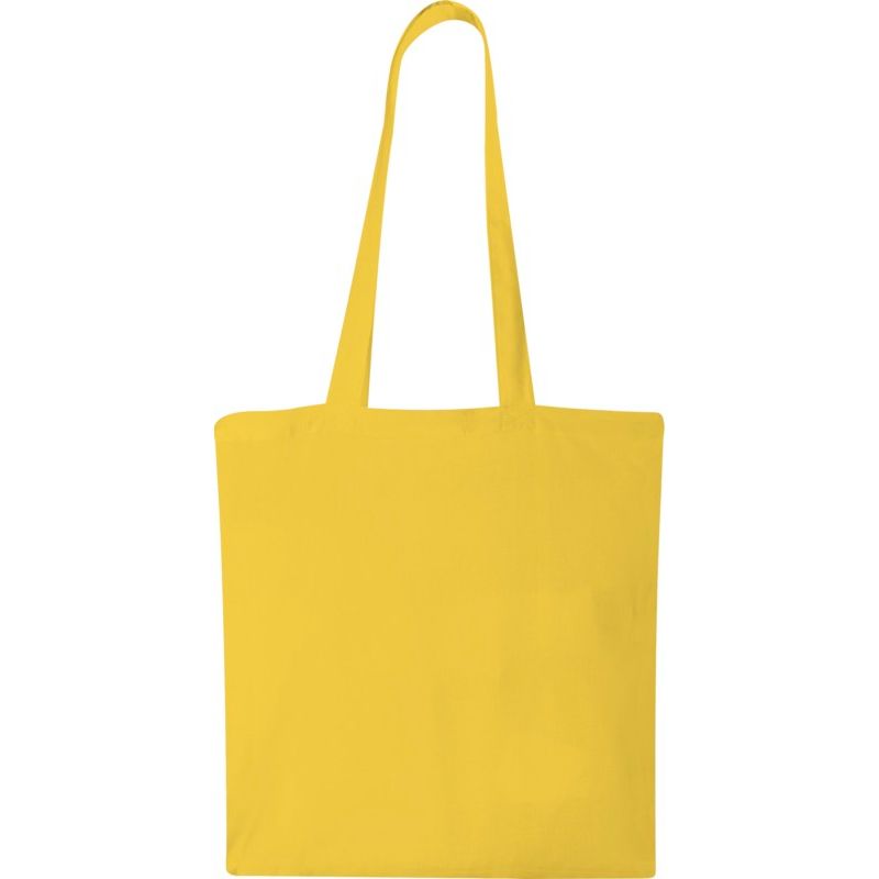 Image 2 : Personalised natural yellow cotton bags ...