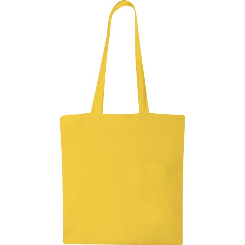 Image 2 : Personalised natural yellow cotton bags ...