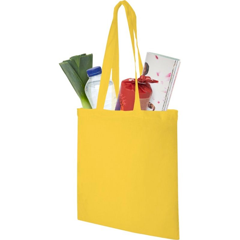 Image 3 : Personalised natural yellow cotton bags ...