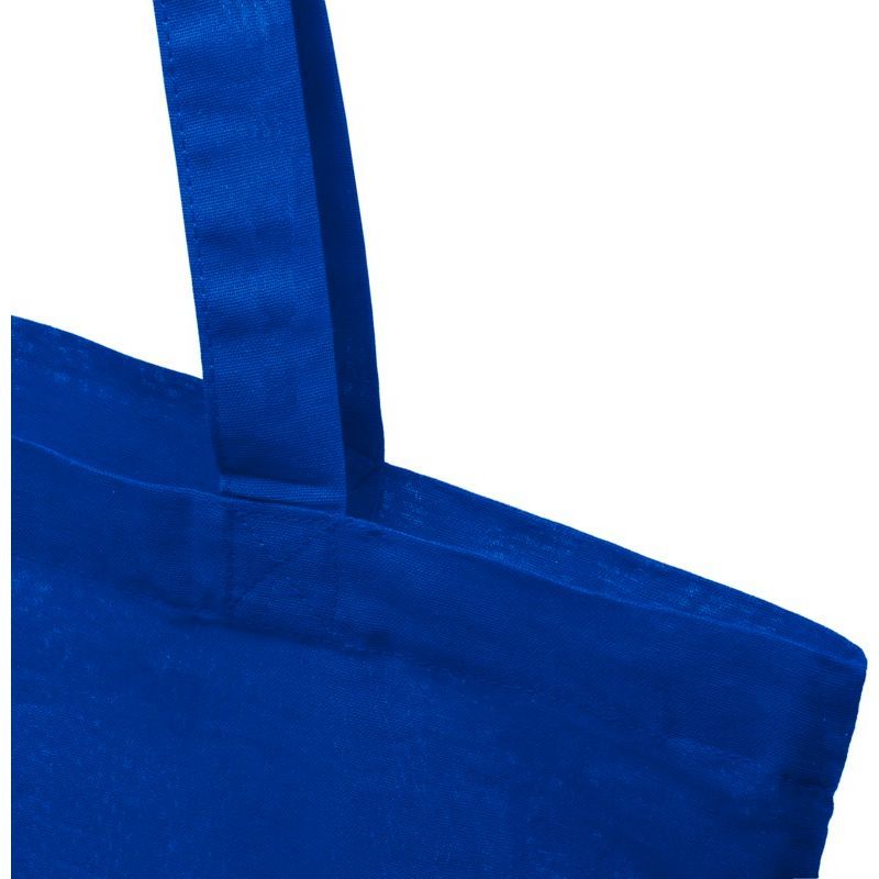 Image 4 : Personalisierte blaue Baumwolltaschen - 140gr -7L ...