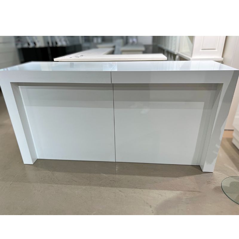 Image 1 : Piano in legno satinato bianco ...