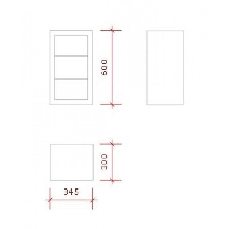 Image 2 : Schrank mit Glasböden: Breite ...