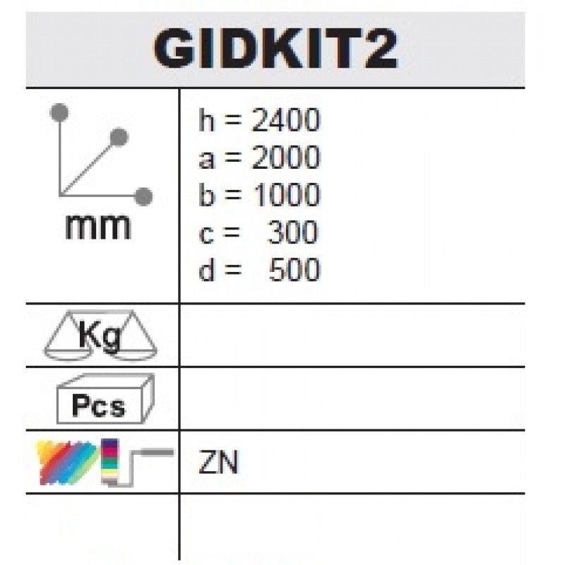 Image 2 : Dimensions : 
Height : 2400 mm 
Length ...
