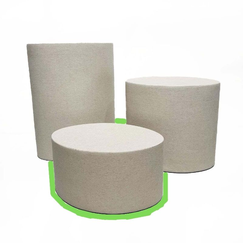 Image 1 : Podio en lino natural 25CM ...