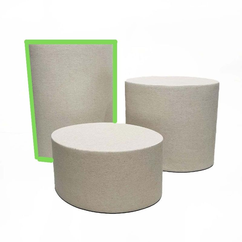Image 1 : Podium en lin naturel 25CM ...